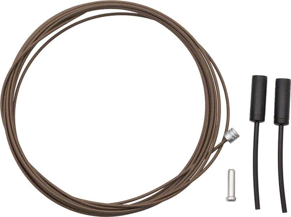 Shimano Cables and Housing 2100Mm Shimano Dura-Ace Polymer-Coated Stainless Steel Derailleur Cable
