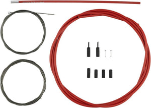 Shimano Cables and Housing Shimano 105 R7000 OPTISLICK Shift Cable Set - Red