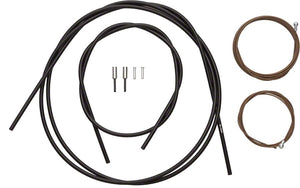 Shimano Cables and Housing Shimano Dura-Ace BC-9000 Polymer-Coated Brake Cable Set Black