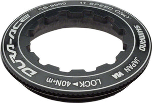 Shimano Cassette Spacers and Lockrings Shimano Dura-Ace CS-9000 11-Speed Cassette Lockring
