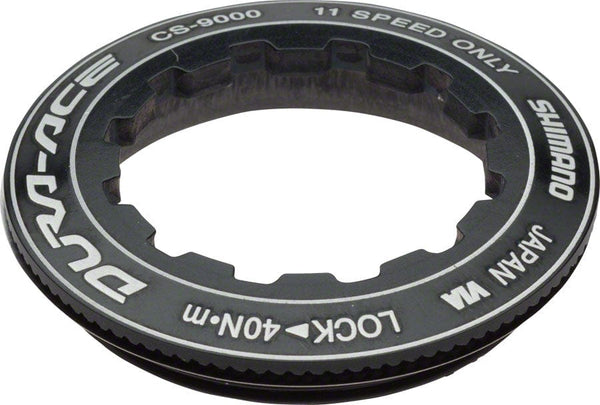 Shimano Cassette Spacers and Lockrings Shimano Dura-Ace CS-9000 11-Speed Cassette Lockring