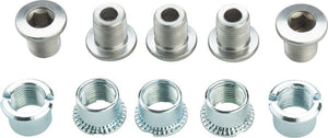 Shimano Chainring Bolts and Hardware Shimano Sora FC-R3030-CG chainring guard model Outer/Middle Chainring Bolts Set of 10