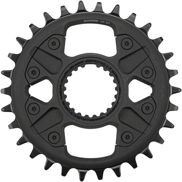 Shimano Chainrings 30T Shimano Deore FC-M6100-1 Direct Mount Chainring - 12-Speed Black