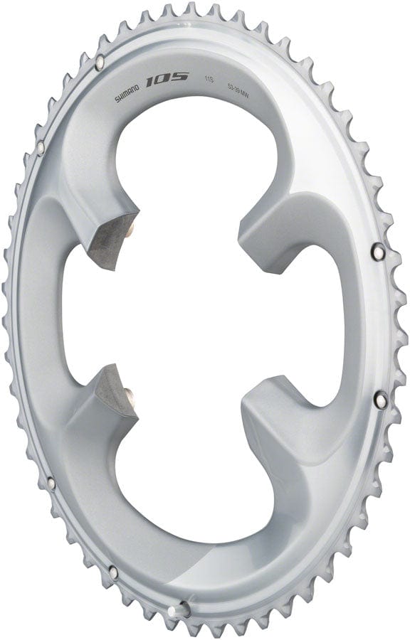 Shimano Chainrings 53T / Silver Shimano 105 ST-R7000 Chainring - 4x110 BCD