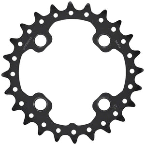 Shimano Chainrings Shimano FC-M675 Chainring - 24t 10-Speed Inner 64 BCD Black