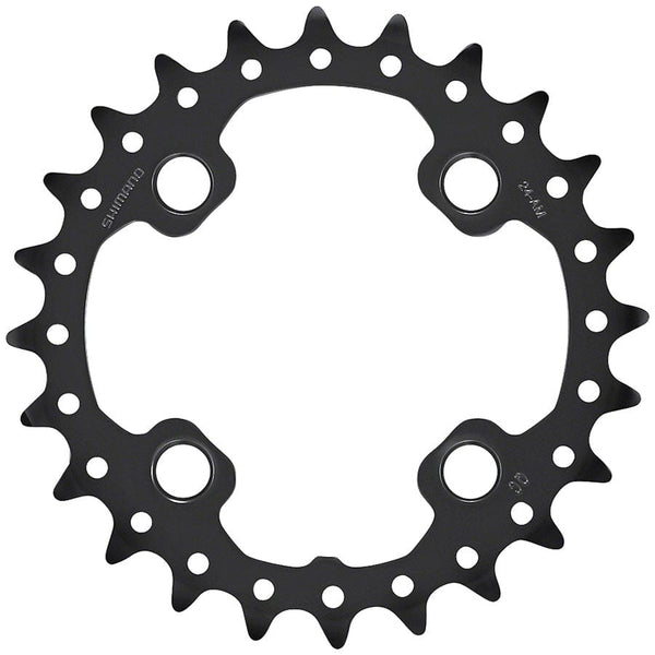 Shimano Chainrings Shimano FC-M675 Chainring - 24t 10-Speed Inner 64 BCD Black