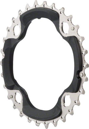 Shimano Chainrings Shimano SLX FC-M672 Chainring - 30t 96mm BCD 10-Speed Middle For 22-30-40t Set