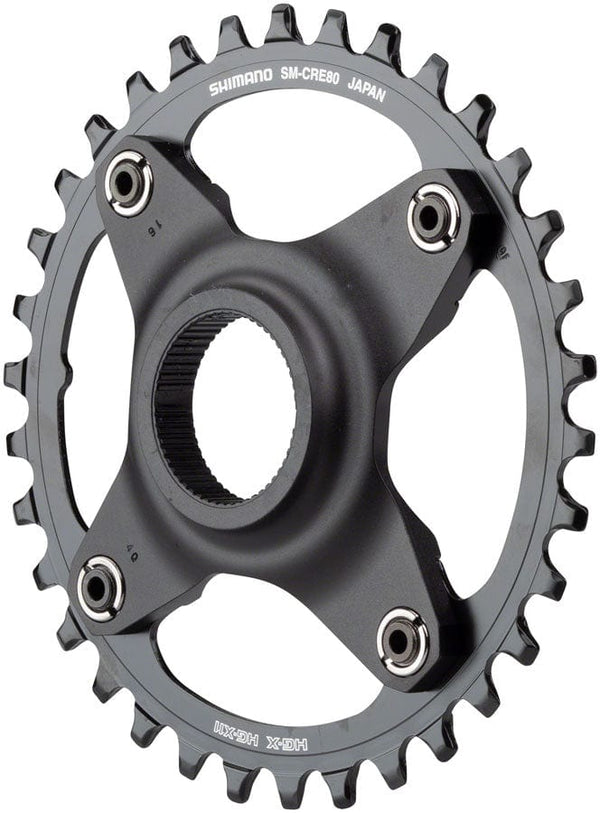 Shimano Chainrings Shimano STEPS SM-CRE80 Chainring without Chainguide 50mm Chainline 34t