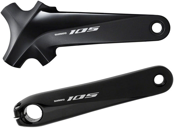 Shimano Cranksets and Arms 160Mm Shimano 105 FC-R7000 Crankset - 11-Speed W/O Rings 110 BCD Hollowtech Crank Arms, Black