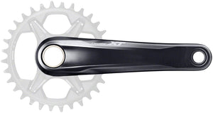 Shimano Cranksets and Arms 165Mm Shimano Deore XT FC-M8100-1 Crankset - 12-Speed 1x Direct Mount Hollowtech II Spindle Interface BLK