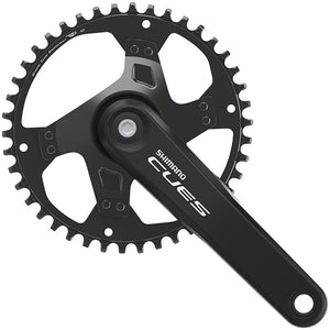 Shimano Cranksets and Arms 170Mm / 42T Shimano CUES FC-U4000-1 Crankset - 9/10/11-Speed, Riveted Square Taper JIS Spindle Interface, Black