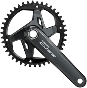 Shimano Cranksets and Arms 170Mm / 42T Shimano CUES FC-U8000-1 Crankset - 9/10/11-Speed, Asymmetric 96 BCD Hollowtech II, Black