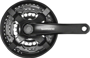 Shimano Cranksets and Arms 170Mm / 48/38/28T / 6/7/8-Speed Shimano Tourney FC-TY501 Cranksets
