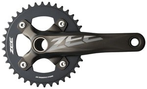 Shimano Cranksets and Arms 170Mm Shimano ZEE FC-M640 Crankset - 10-Speed 36t 104 BCD Hollowtech II Spindle Interface Includes Bottom Bracket BLK
