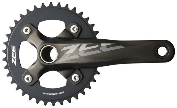 Shimano Cranksets and Arms 170Mm Shimano ZEE FC-M640 Crankset - 10-Speed 36t 104 BCD Hollowtech II Spindle Interface Includes Bottom Bracket BLK