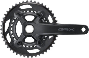 Shimano Cranksets and Arms 46/30T / 172.5Mm Shimano GRX FC-RX610-1 Crankset - 12 Speed Hollowtech II Spindle Interface BLK