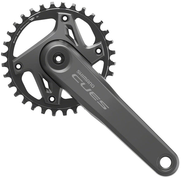 Shimano Cranksets and Arms Shimano CUES FC-U6000-1 Crankset - 165mm 9/10/11-Speed 32t Asymmetric 110 BCD BLK