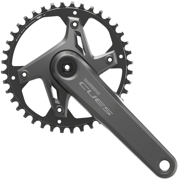 Shimano Cranksets and Arms Shimano CUES FC-U6000-1 Crankset - 170mm 9/10/11-Speed 40t Asymmetric 110 BCD Hollowtech II BLK
