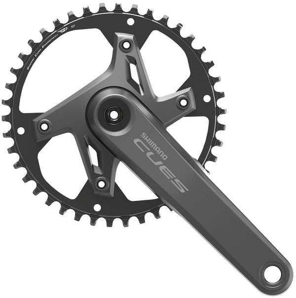 Shimano Cranksets and Arms Shimano CUES FC-U6000-1 Crankset - 175mm 9/10/11-Speed 42t Asymmetric 110 BCD Hollowtech II BLK