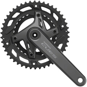 Shimano Cranksets and Arms Shimano CUES FC-U6000-2 Crankset - 170mm 9/10-Speed 46/30t Asymmetric 110 BCD Hollowtech II BLK