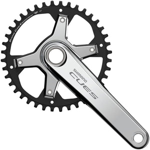 Shimano Cranksets and Arms Shimano CUES FC-U6030-1 Crankset - 172.5mm 9/10/11-Speed 40t Asymmetric 110 BCD Silver