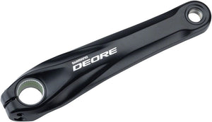 Shimano Cranksets and Arms Shimano Deore FC-M617 175mm Left Black Crankarm