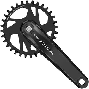 Shimano Cranksets and Arms Shimano ESSA FC-U2000-1 Crankset - 170mm 7/8-Speed 32t Riveted Square Taper JIS Spindle Interface BLK