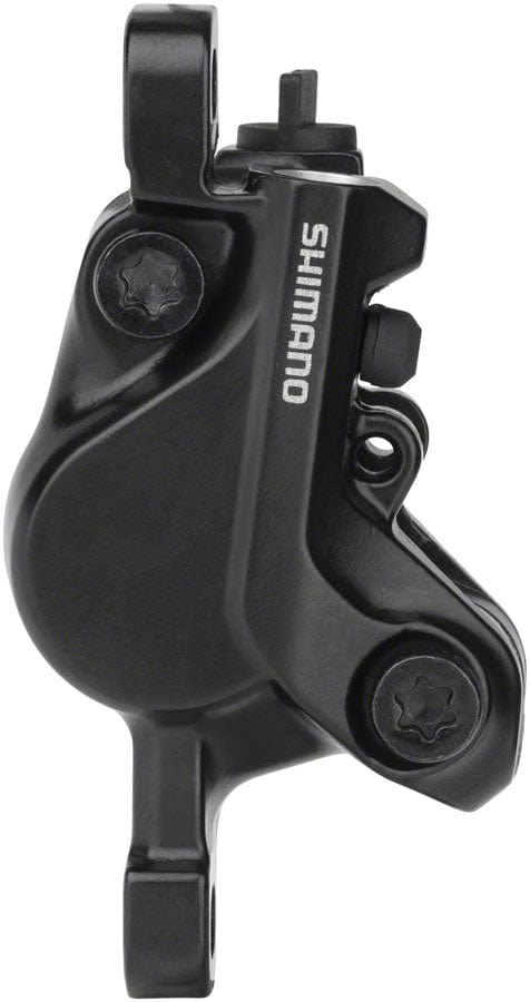 Shimano Disc Brake Calipers Shimano BR-MT500 Disc Brake Caliper - 2-piston Post Mount Resin Pads Front Rear BLK