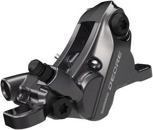Shimano Disc Brake Calipers Shimano Deore BR-M6120 Disc Brake Caliper - Front Rear Hydraulic Resin Pads Gray