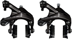 Shimano Disc Brake Calipers Shimano Dura-Ace BR-R9200 Road Caliper Brake Set - Front Rear Dual Pivot BLK