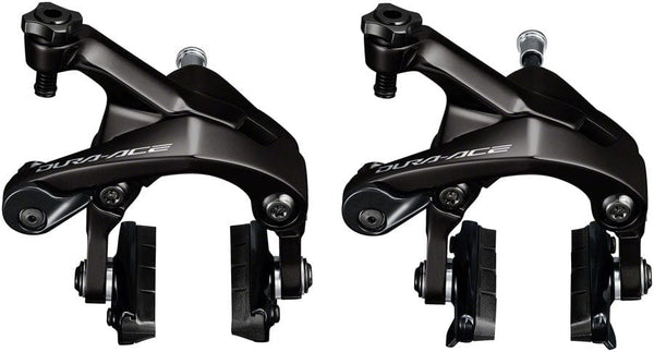 Shimano Disc Brake Calipers Shimano Dura-Ace BR-R9200 Road Caliper Brake Set - Front Rear Dual Pivot BLK
