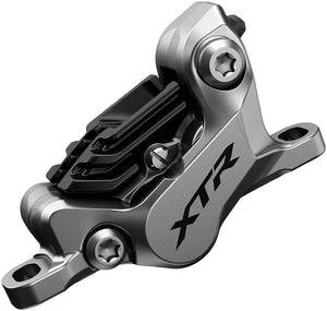 Shimano Disc Brake Calipers Shimano XTR BR-M9120 Disc Brake Caliper - Front Rear Post Mount 4-Piston Includes Finned Metallic Pads