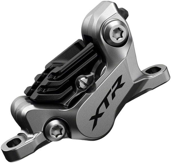 Shimano Disc Brake Calipers Shimano XTR BR-M9120 Disc Brake Caliper - Front Rear Post Mount 4-Piston Includes Finned Metallic Pads