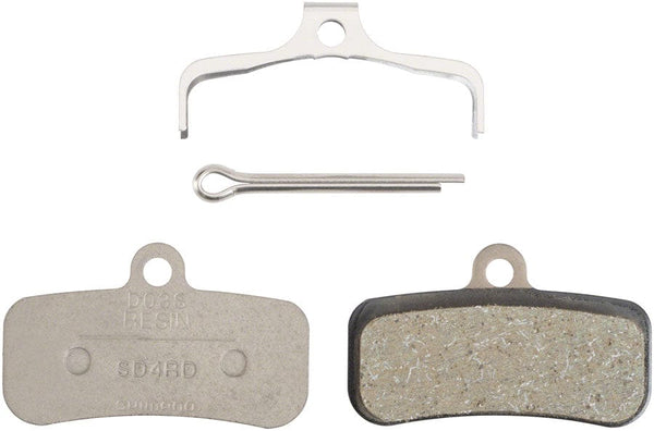 Shimano Disc Brake Pads One Pair Shimano D03S-RX Disc Brake Pads Springs - Resin Compound, Stainless Steel Backplate