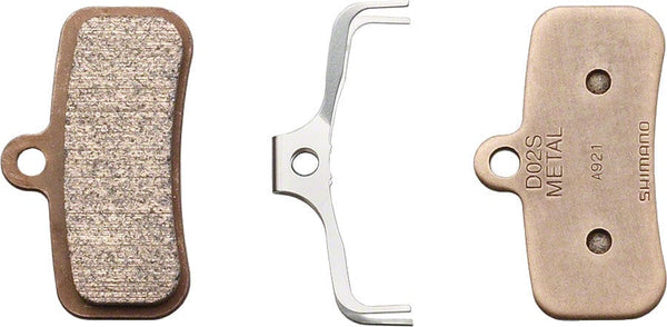 Shimano Disc Brake Pads Shimano D02S-MX Disc Brake Pad Spring - Metal Compound Stainless Steel Back Plate One Pair
