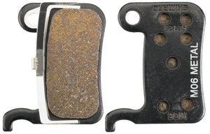 Shimano Disc Brake Pads Shimano M06-MX Disc Brake Pads Springs - Metal Compound Steel Back Plate One Pair