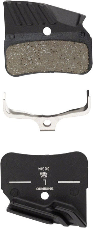 Shimano Disc Brake Pads Shimano N03A-RF Disc Brake Pad Spring - Resin Compound Finned Alloy Back Plate One Pair