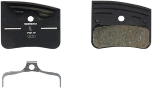 Shimano Disc Brake Pads Shimano P03A-RF Disc Brake Pads Springs - Resin Compound Finned Aluminum Back Plate One Pair