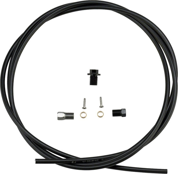 Shimano Disc Hose and Parts Shimano SM-BH90-JKS High Pressure Disc Brake Hose Kit - Straight Caliper Caliper Connector 1700mm BLK