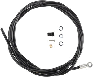 Shimano Disc Hose and Parts Shimano SM-BH90-SBM High Pressure Disc Brake Hose Kit - Corrosion-Resistant Banjo 2000mm BLK