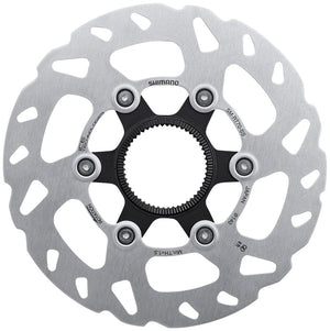 Shimano Disc Rotor 140Mm Shimano SLX SM-RT70 Disc Brake Rotor - Center Lock, Silver