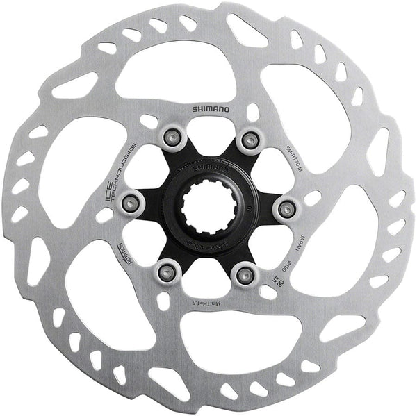 Shimano Disc Rotor 180Mm Shimano SLX SM-RT70 Disc Brake Rotor - Center Lock, Silver