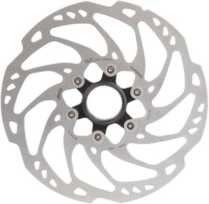 Shimano Disc Rotor 203Mm Shimano SLX SM-RT70 Disc Brake Rotor - Center Lock, Silver