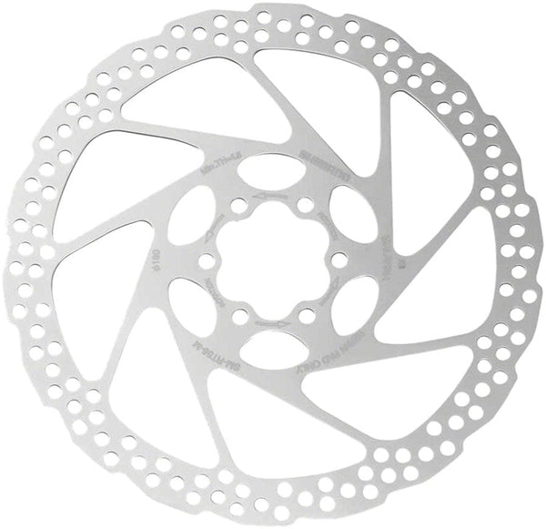 Shimano Disc Rotor Shimano Deore SM-RT56-MP Disc Brake Rotor - 180mm 6-Bolt For Resin Pads Only Silver