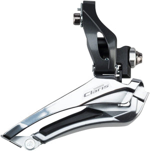 Shimano Front Derailleurs and Parts Braze-On Shimano Claris FD-R2000 8-Speed Double Front Derailleur