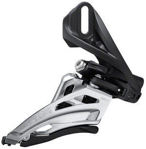 Shimano Front Derailleurs and Parts Direct Mount Shimano Deore FD-M4100-D Front Derailleur - 10-Speed Double Side Swing Front Pull Direct Mount Silver/BLK