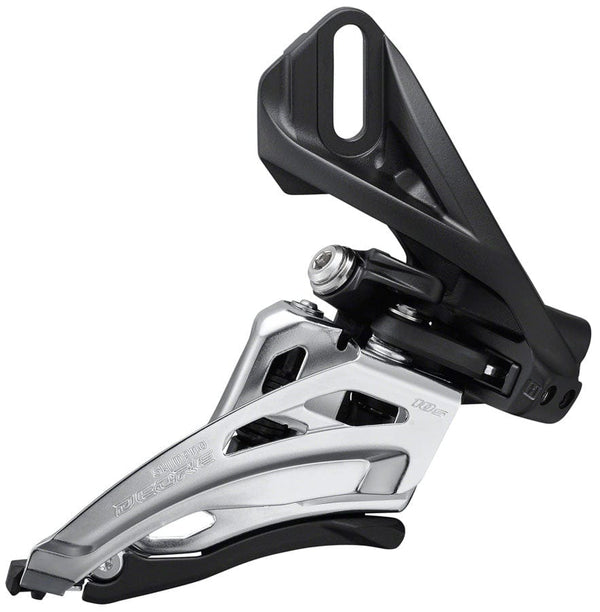 Shimano Front Derailleurs and Parts Direct Mount Shimano Deore FD-M4100-D Front Derailleur - 10-Speed Double Side Swing Front Pull Direct Mount Silver/BLK