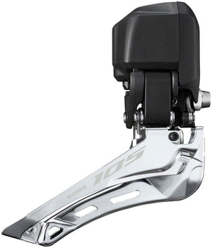 Shimano Front Derailleurs and Parts Shimano 105 FD-R7150 Di2 Front Derailleur - 2x For 2x12-Speed Braze-On Down-Swing BLK