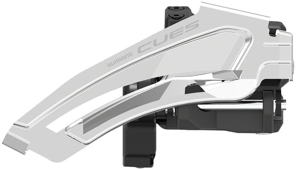 Shimano Front Derailleurs and Parts Shimano CUES FD-U6010-L Front Derailleur - 10/11-Speed Double Top-Swing Low Clamp Mount 40/46t Max BLK/Silver
