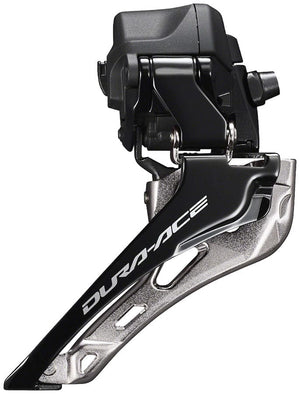 Shimano Front Derailleurs and Parts Shimano Dura-Ace FD-R9250 Di2 Front Derailleur - 2x12-Speed Braze-on Down Swing For 50-55t Max BLK/Silver